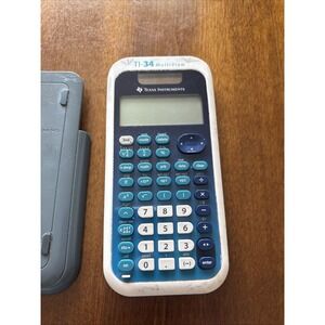 Texas Instruments TI-34 MultiView Scientific Calculator -‎ Blue/White